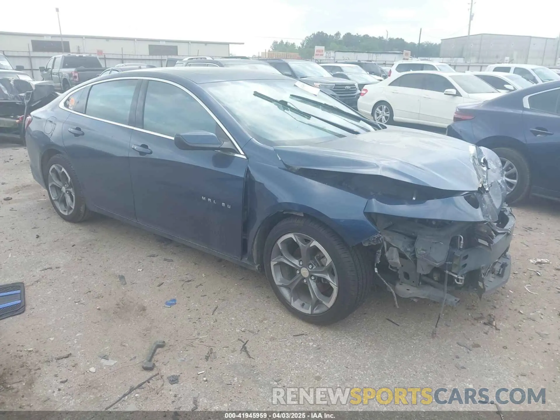 1 Photograph of a damaged car 1G1ZD5ST9MF005774 CHEVROLET MALIBU 2021
