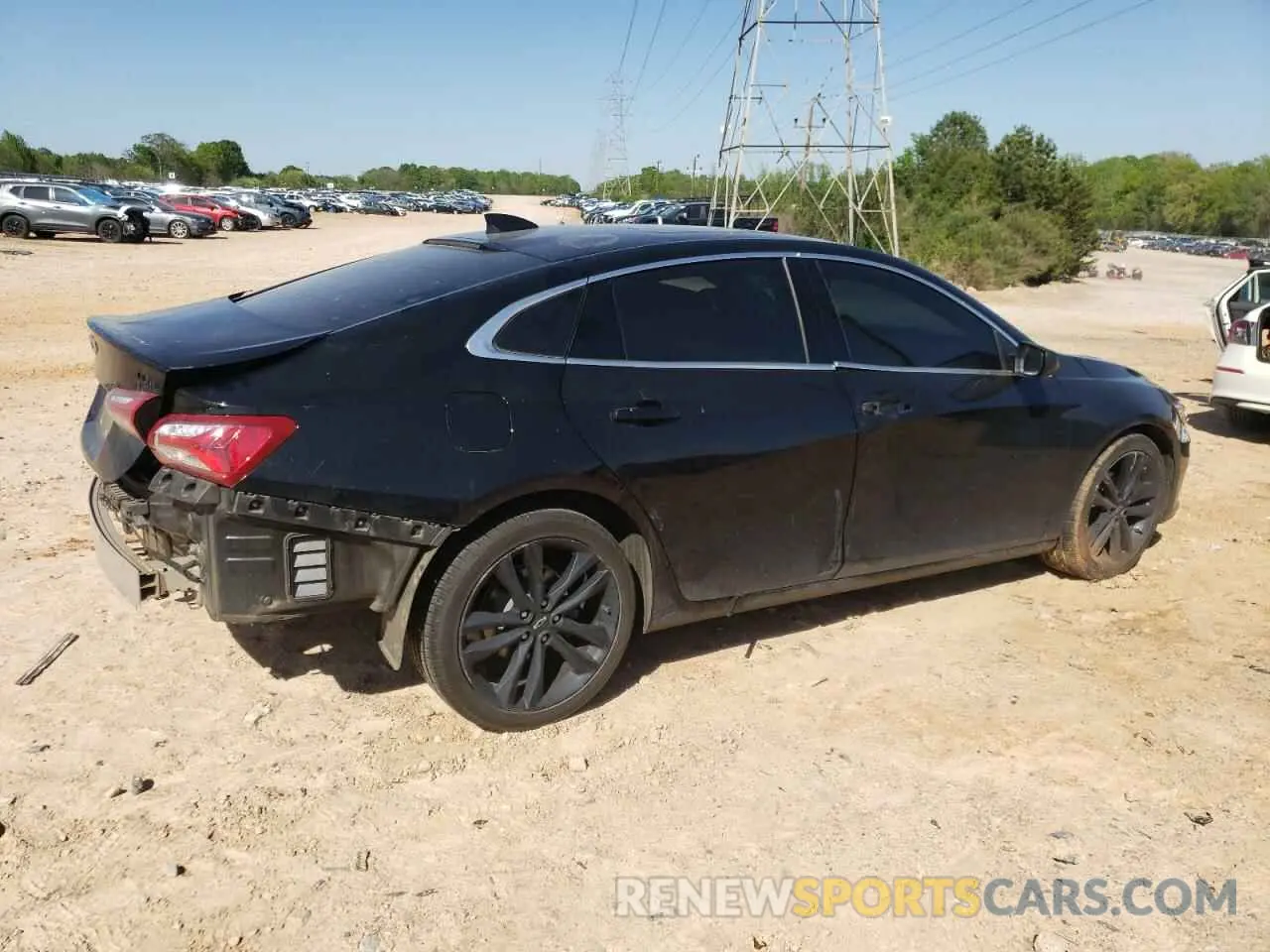 3 Photograph of a damaged car 1G1ZD5ST9MF014104 CHEVROLET MALIBU 2021