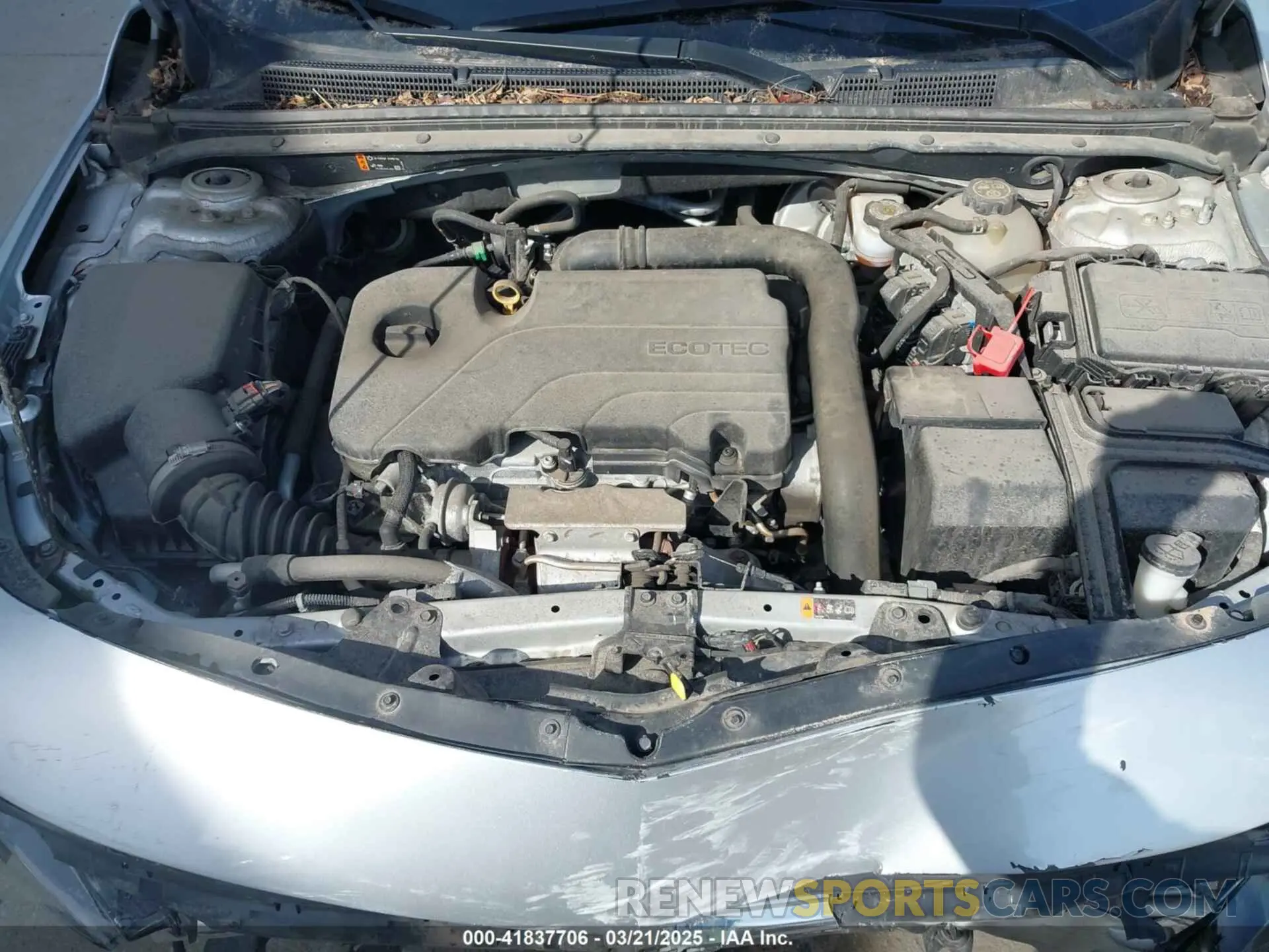10 Photograph of a damaged car 1G1ZD5ST9MF034742 CHEVROLET MALIBU 2021