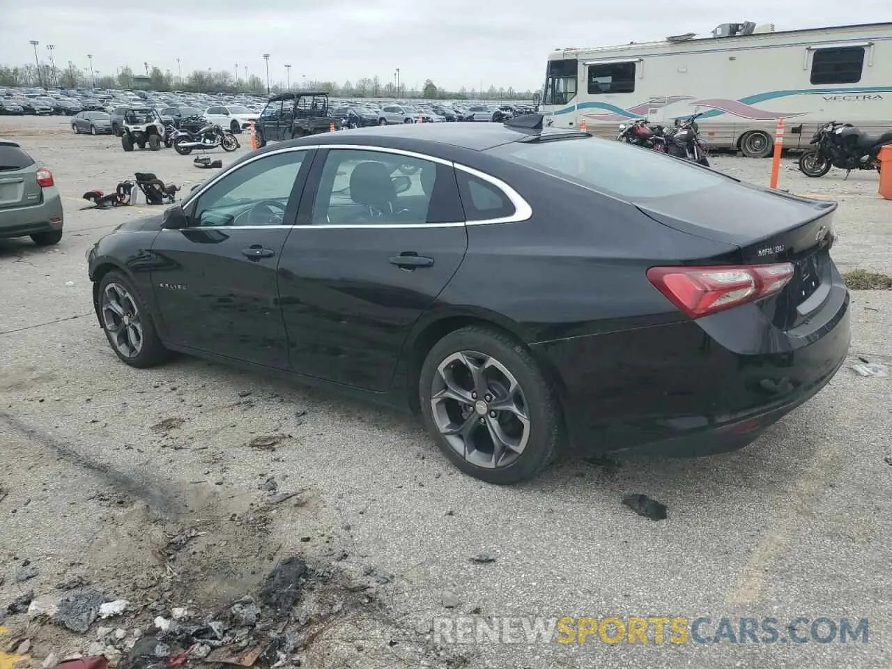 2 Фотография поврежденного автомобиля 1G1ZD5ST9MF073024 CHEVROLET MALIBU 2021