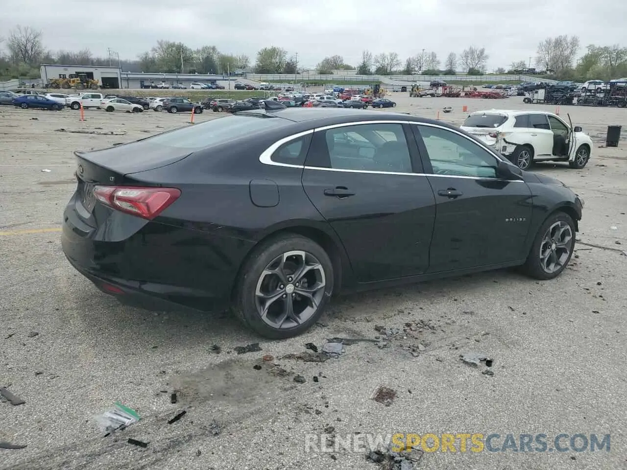 3 Фотография поврежденного автомобиля 1G1ZD5ST9MF073024 CHEVROLET MALIBU 2021