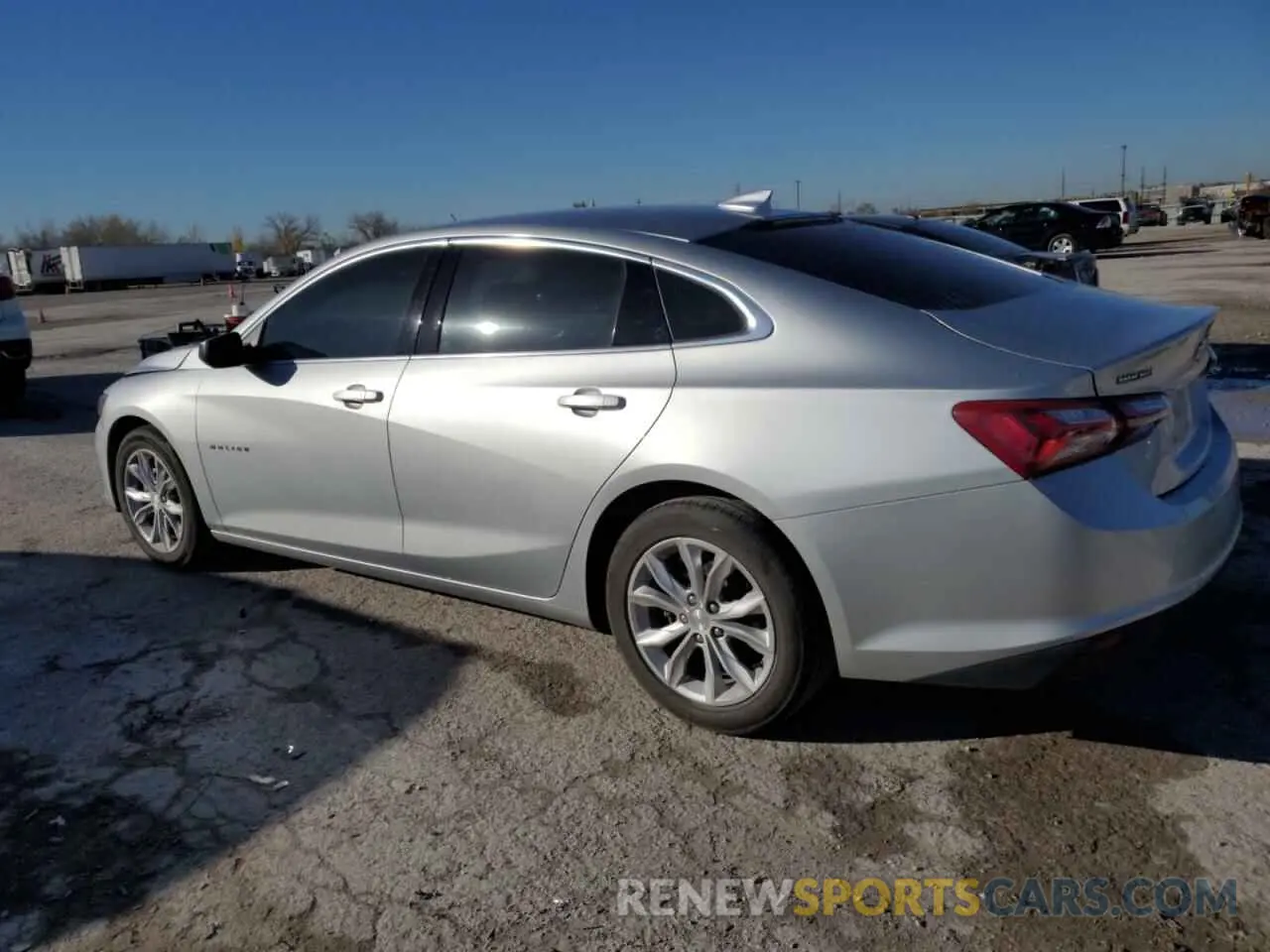 2 Photograph of a damaged car 1G1ZD5STXMF008814 CHEVROLET MALIBU 2021
