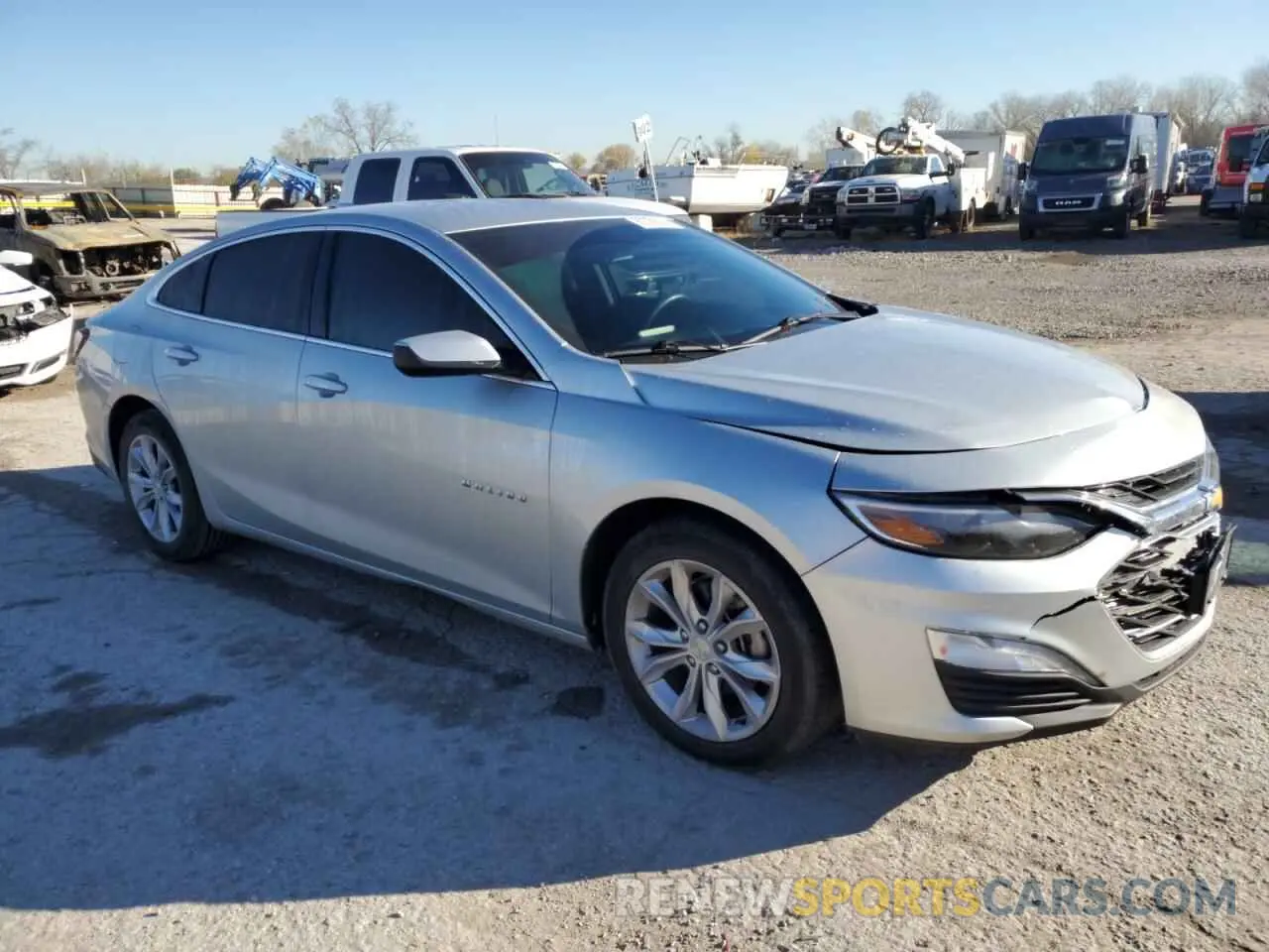 4 Photograph of a damaged car 1G1ZD5STXMF008814 CHEVROLET MALIBU 2021