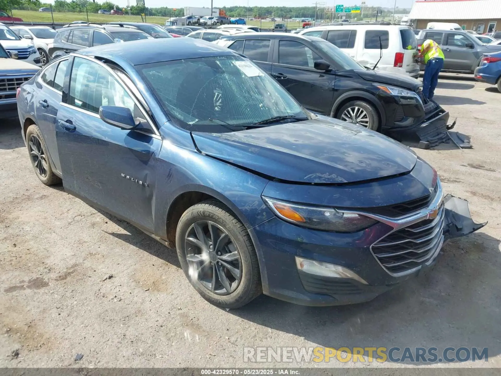 1 Photograph of a damaged car 1G1ZD5STXMF022759 CHEVROLET MALIBU 2021