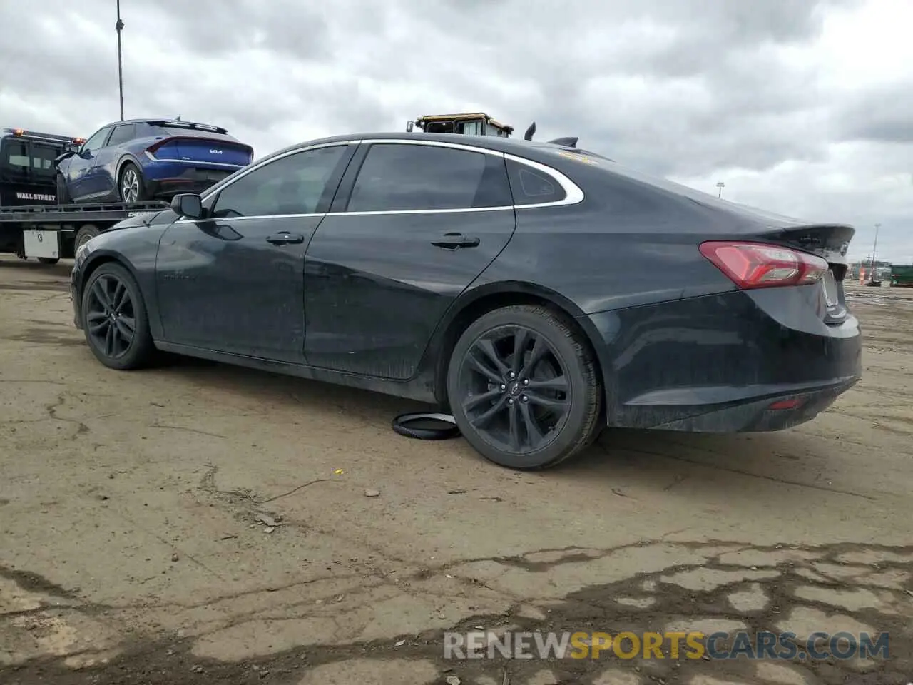 2 Photograph of a damaged car 1G1ZD5STXMF026018 CHEVROLET MALIBU 2021