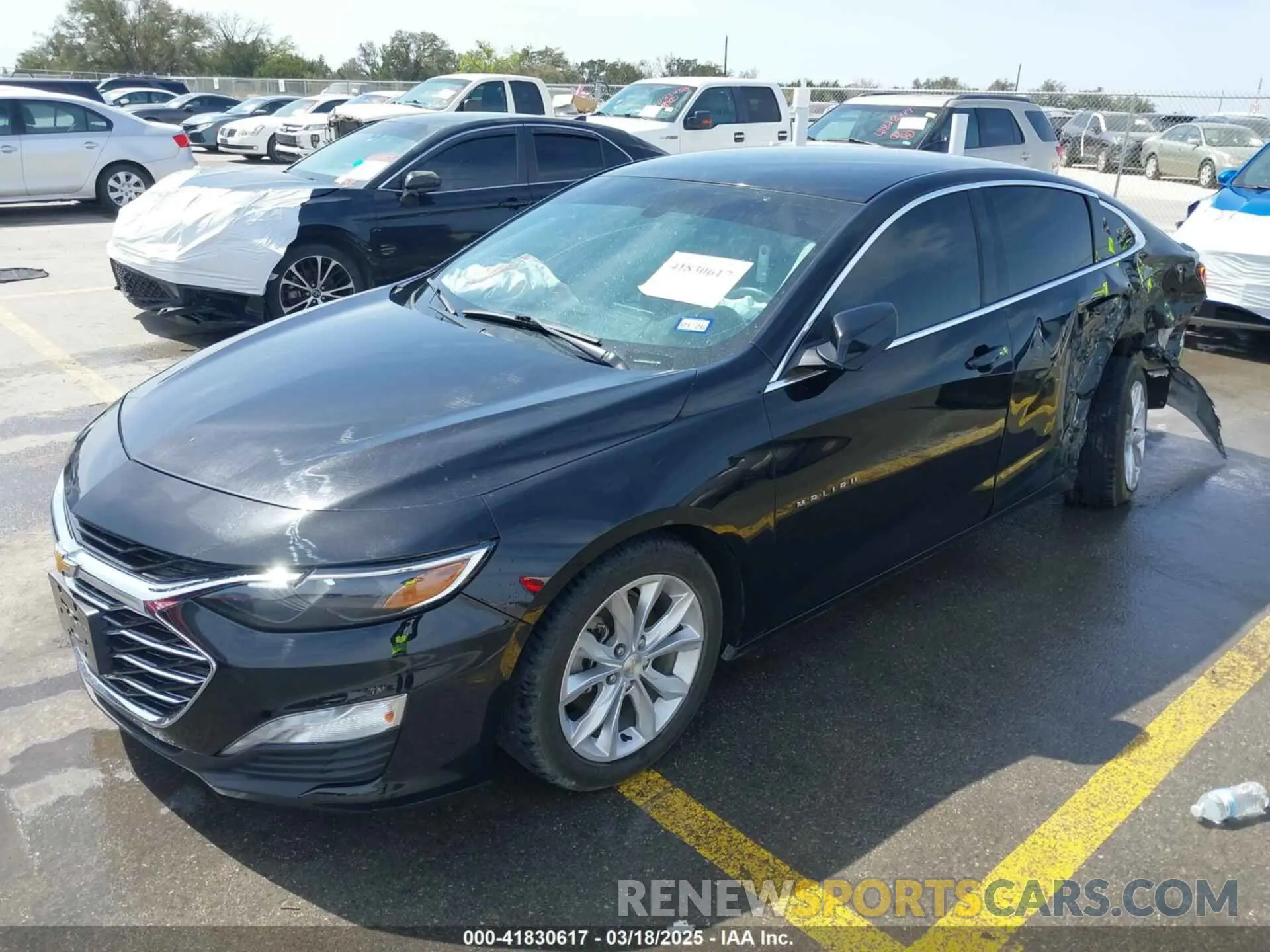2 Photograph of a damaged car 1G1ZD5STXMF030263 CHEVROLET MALIBU 2021