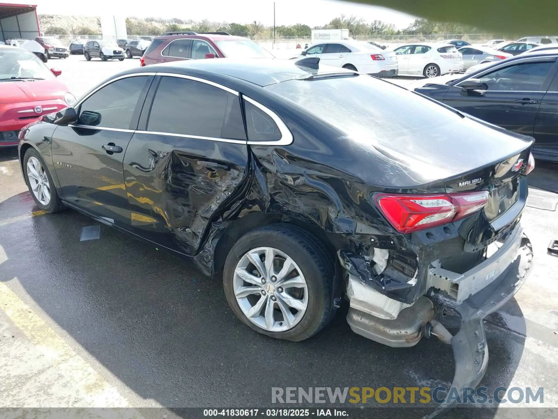3 Photograph of a damaged car 1G1ZD5STXMF030263 CHEVROLET MALIBU 2021