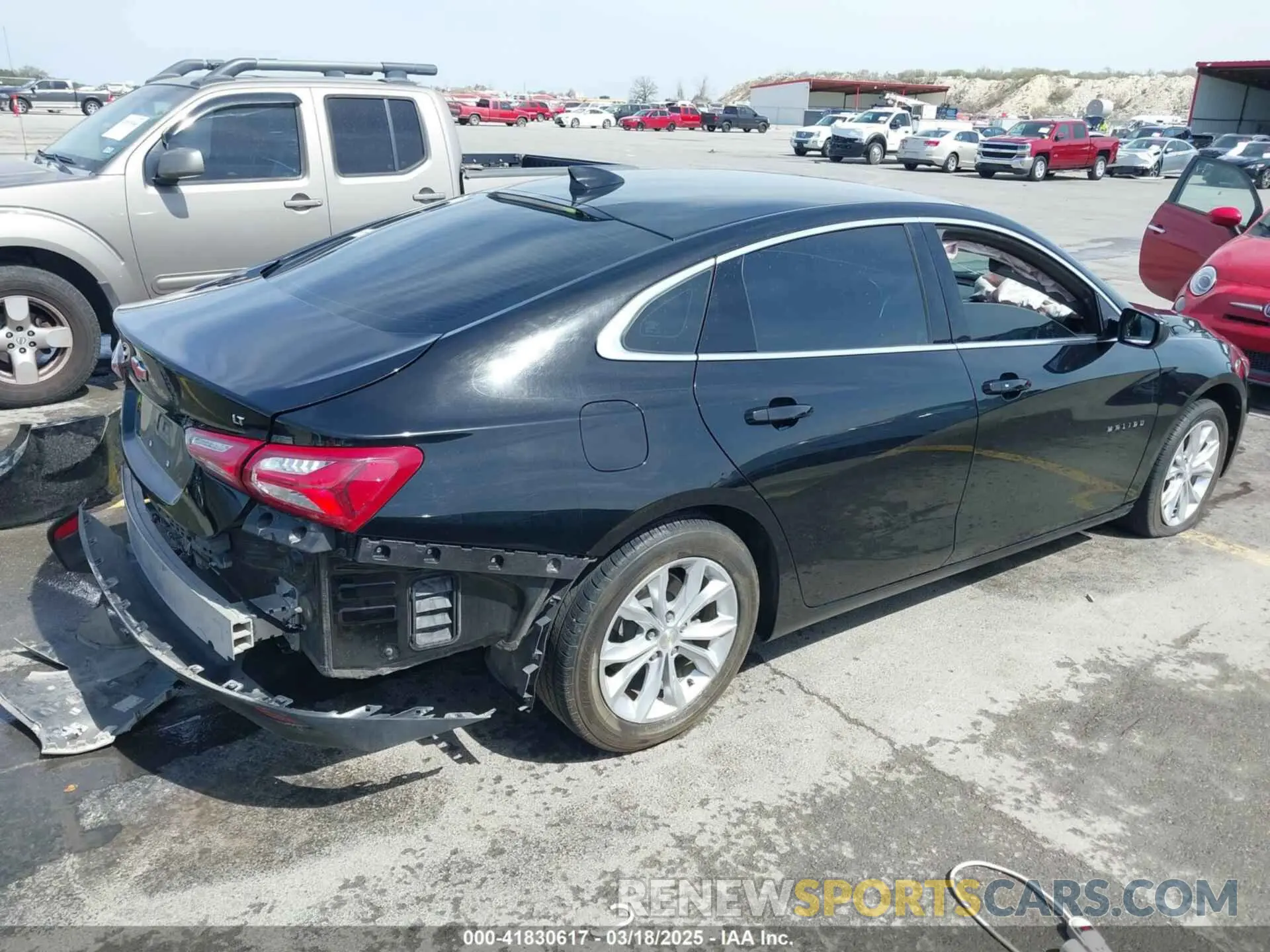 4 Photograph of a damaged car 1G1ZD5STXMF030263 CHEVROLET MALIBU 2021