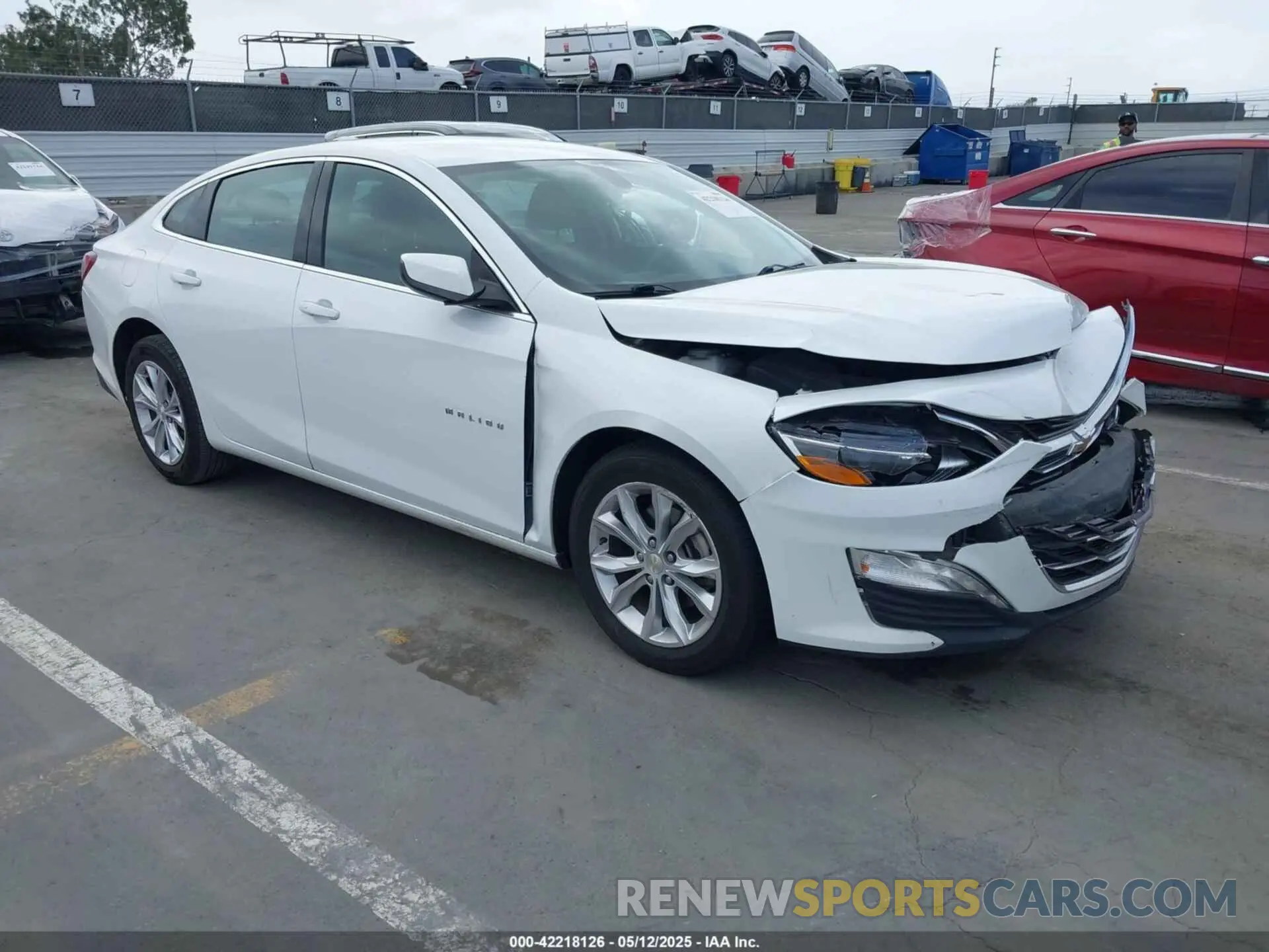 1 Фотография поврежденного автомобиля 1G1ZD5STXMF046060 CHEVROLET MALIBU 2021