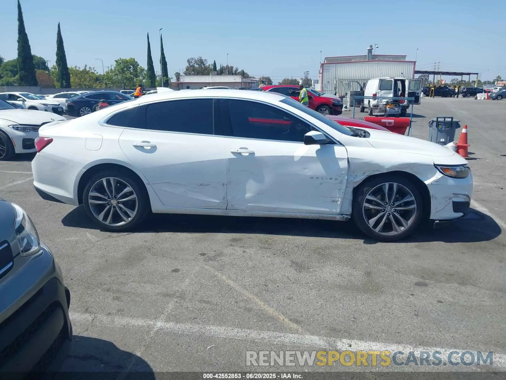 12 Photograph of a damaged car 1G1ZD5STXMF060864 CHEVROLET MALIBU 2021