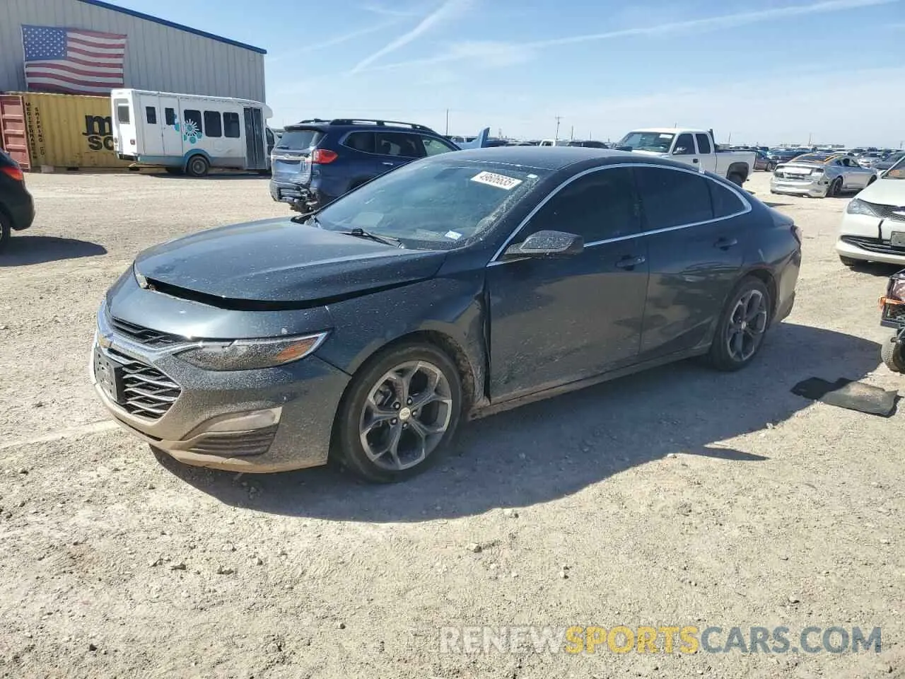 1 Photograph of a damaged car 1G1ZD5STXMF077969 CHEVROLET MALIBU 2021