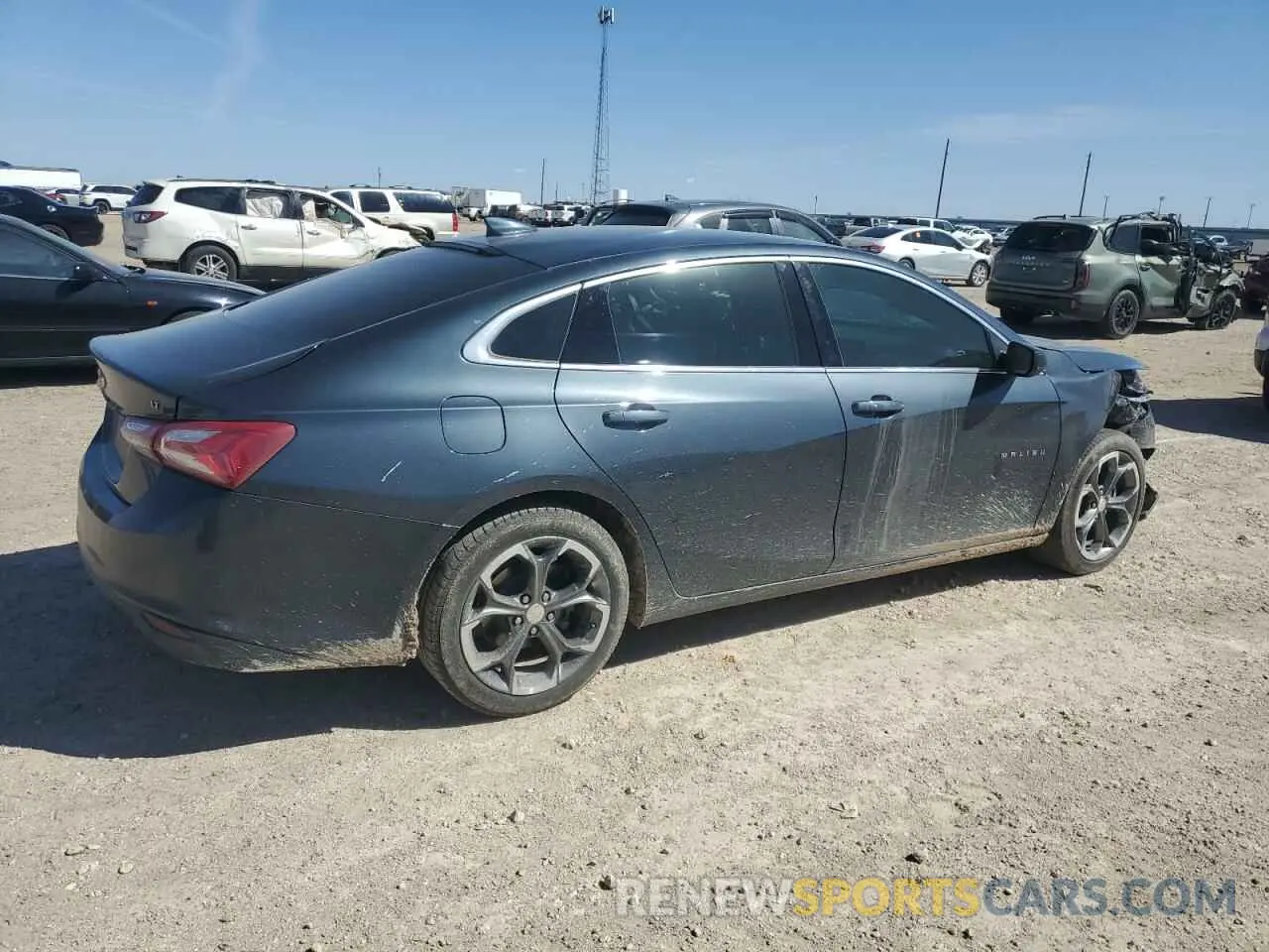 3 Photograph of a damaged car 1G1ZD5STXMF077969 CHEVROLET MALIBU 2021