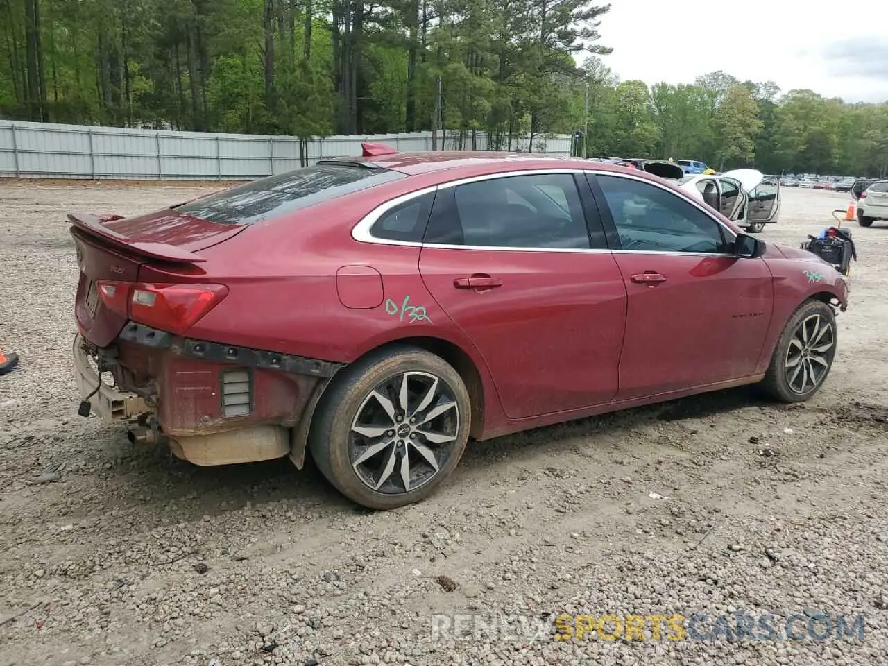 3 Photograph of a damaged car 1G1ZG5ST9MF066114 CHEVROLET MALIBU 2021