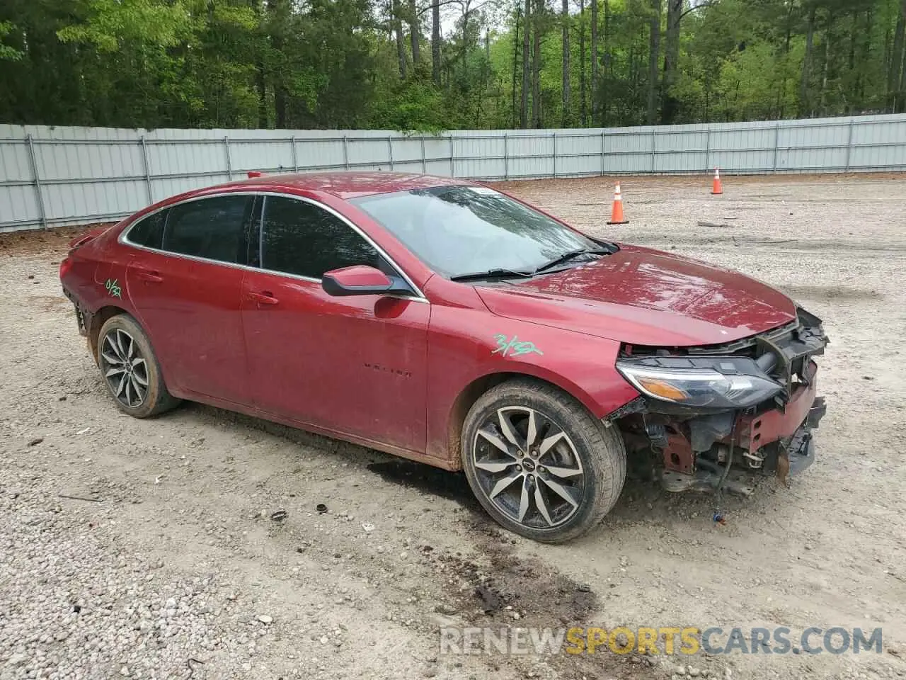 4 Photograph of a damaged car 1G1ZG5ST9MF066114 CHEVROLET MALIBU 2021