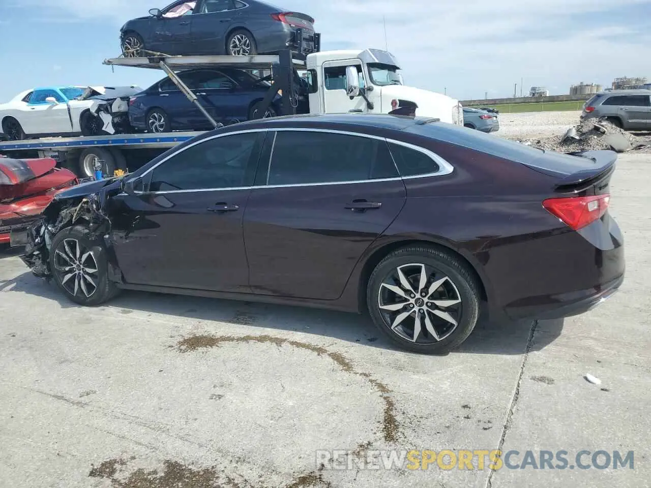 2 Фотография поврежденного автомобиля 1G1ZG5STXMF013017 CHEVROLET MALIBU 2021