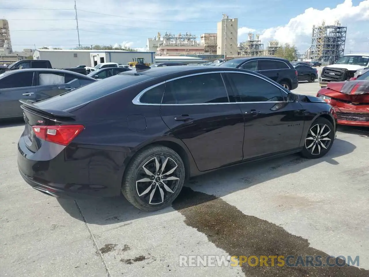 3 Фотография поврежденного автомобиля 1G1ZG5STXMF013017 CHEVROLET MALIBU 2021