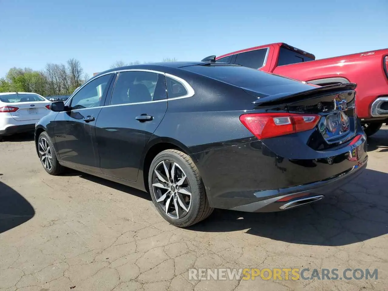 2 Photograph of a damaged car 1G1ZG5STXMF033641 CHEVROLET MALIBU 2021