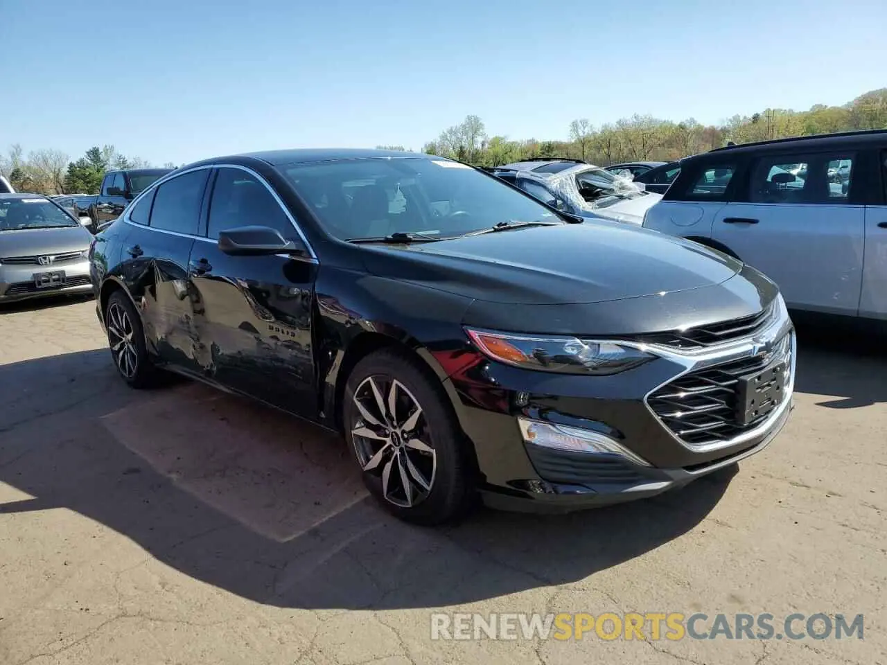 4 Photograph of a damaged car 1G1ZG5STXMF033641 CHEVROLET MALIBU 2021