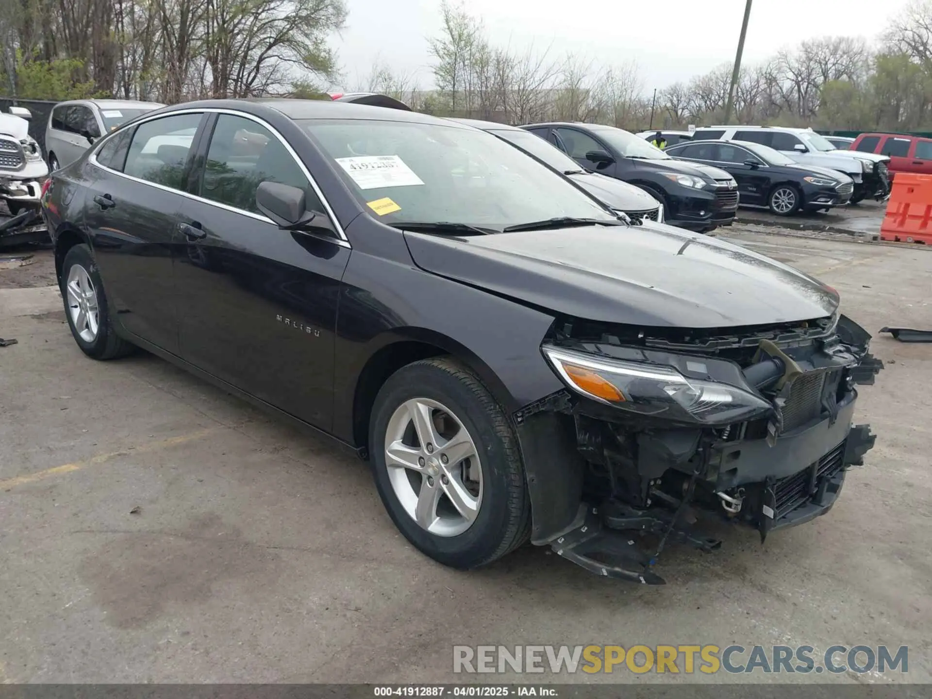 1 Photograph of a damaged car 1G1ZB5ST2NF204673 CHEVROLET MALIBU 2022