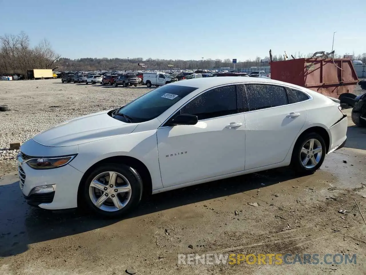 1 Photograph of a damaged car 1G1ZB5ST3NF191867 CHEVROLET MALIBU 2022