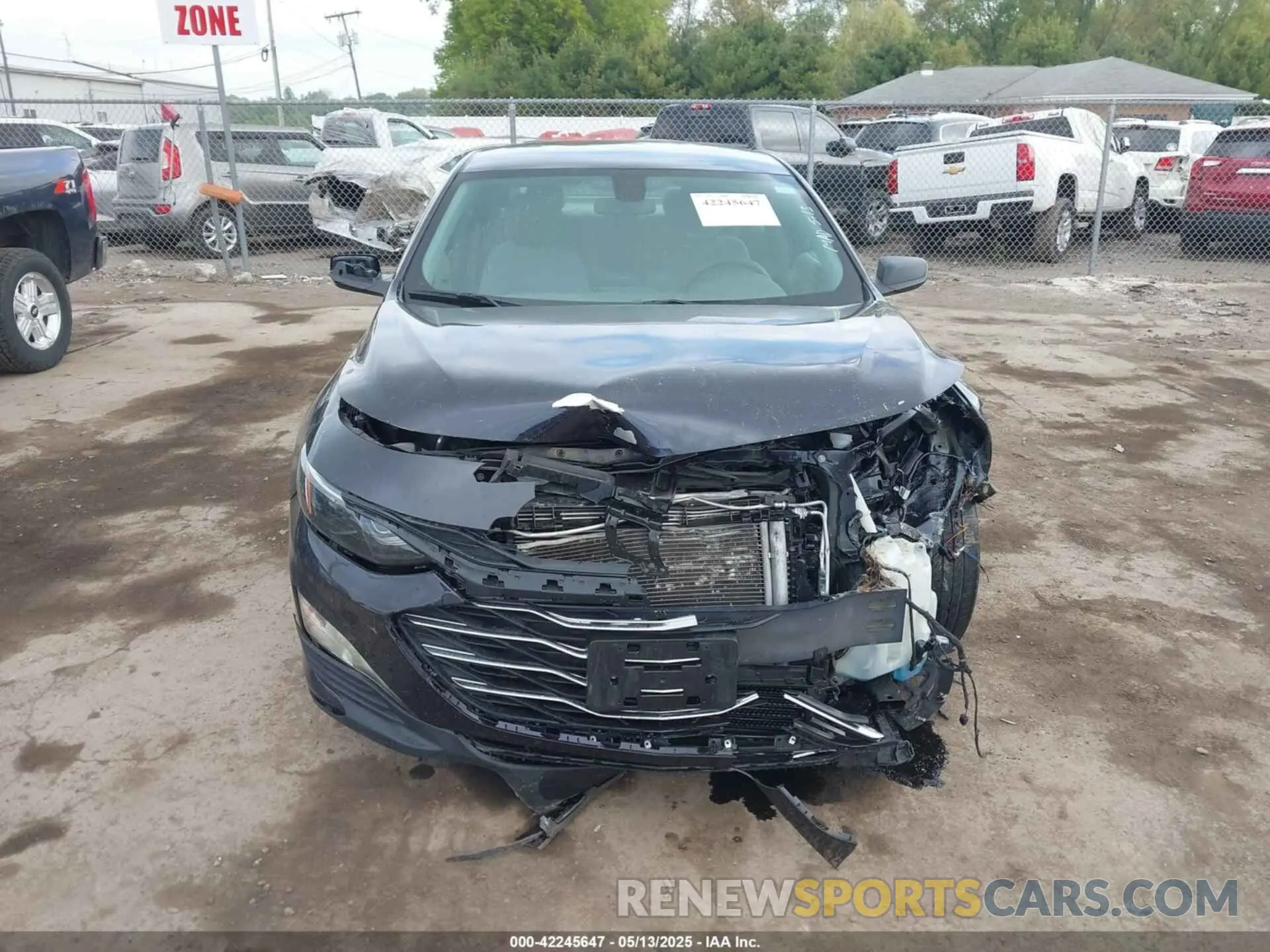 13 Photograph of a damaged car 1G1ZB5ST4NF191408 CHEVROLET MALIBU 2022