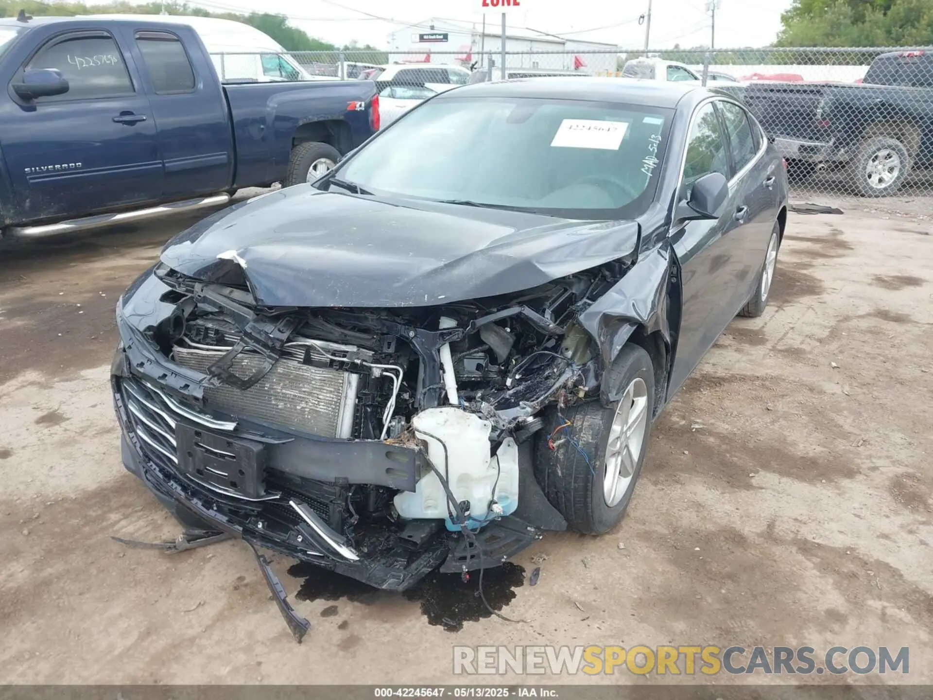 6 Photograph of a damaged car 1G1ZB5ST4NF191408 CHEVROLET MALIBU 2022