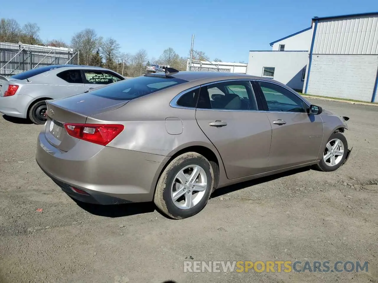 3 Photograph of a damaged car 1G1ZB5ST5NF192017 CHEVROLET MALIBU 2022