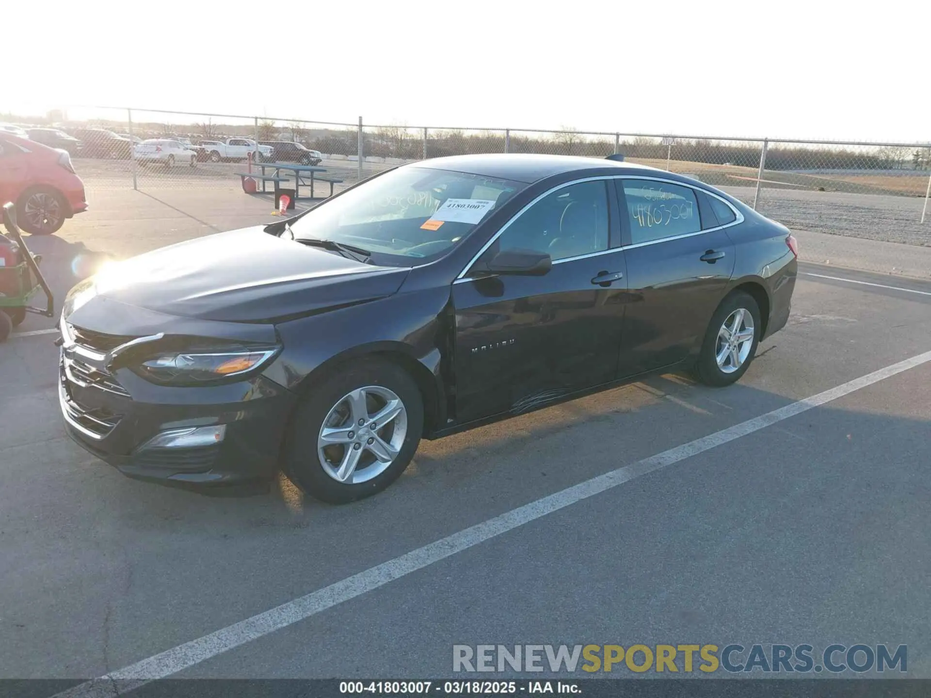 2 Photograph of a damaged car 1G1ZB5ST6NF209407 CHEVROLET MALIBU 2022