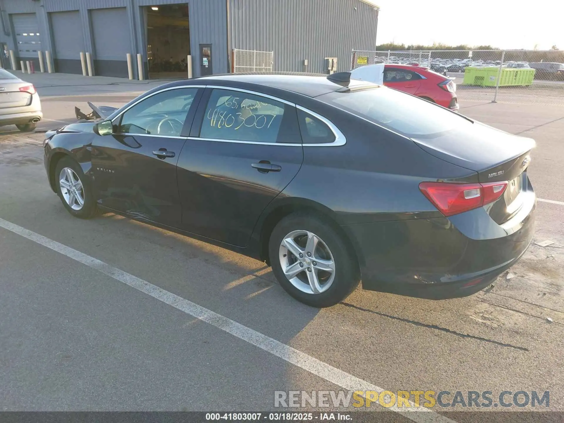 3 Photograph of a damaged car 1G1ZB5ST6NF209407 CHEVROLET MALIBU 2022