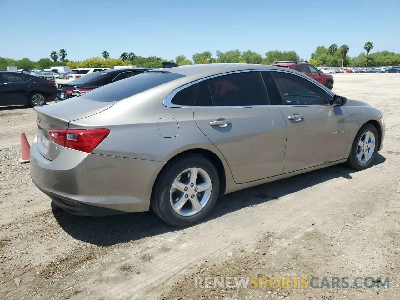 3 Photograph of a damaged car 1G1ZB5ST7NF189152 CHEVROLET MALIBU 2022