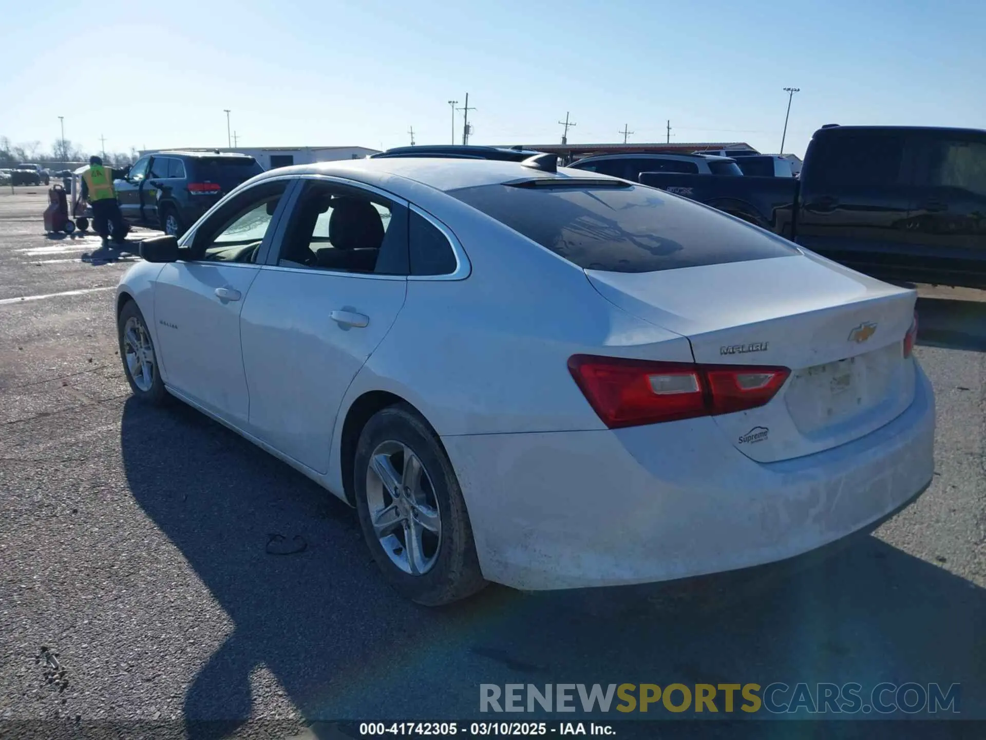 3 Photograph of a damaged car 1G1ZB5ST7NF206130 CHEVROLET MALIBU 2022