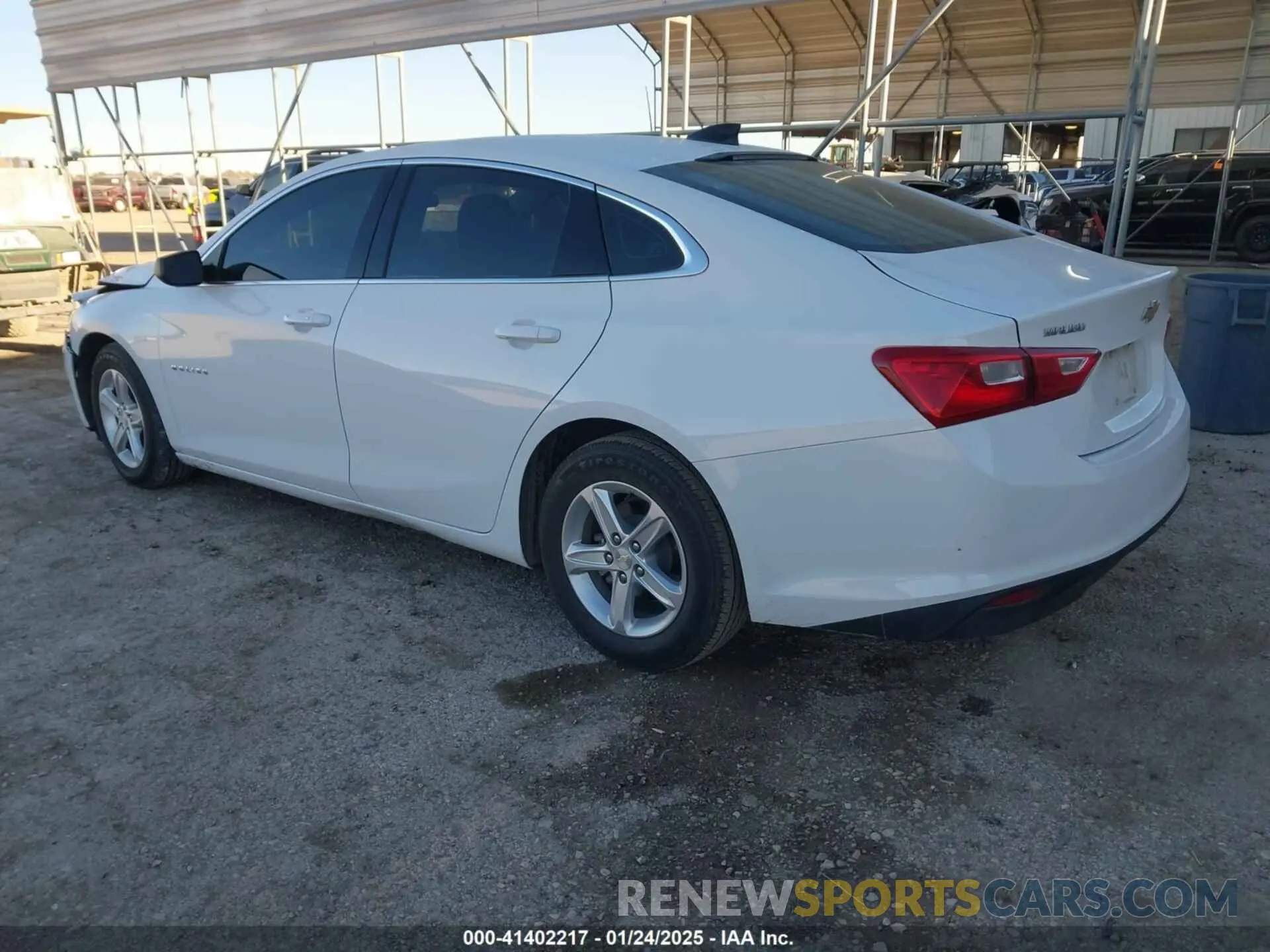 3 Photograph of a damaged car 1G1ZB5ST7NF207990 CHEVROLET MALIBU 2022