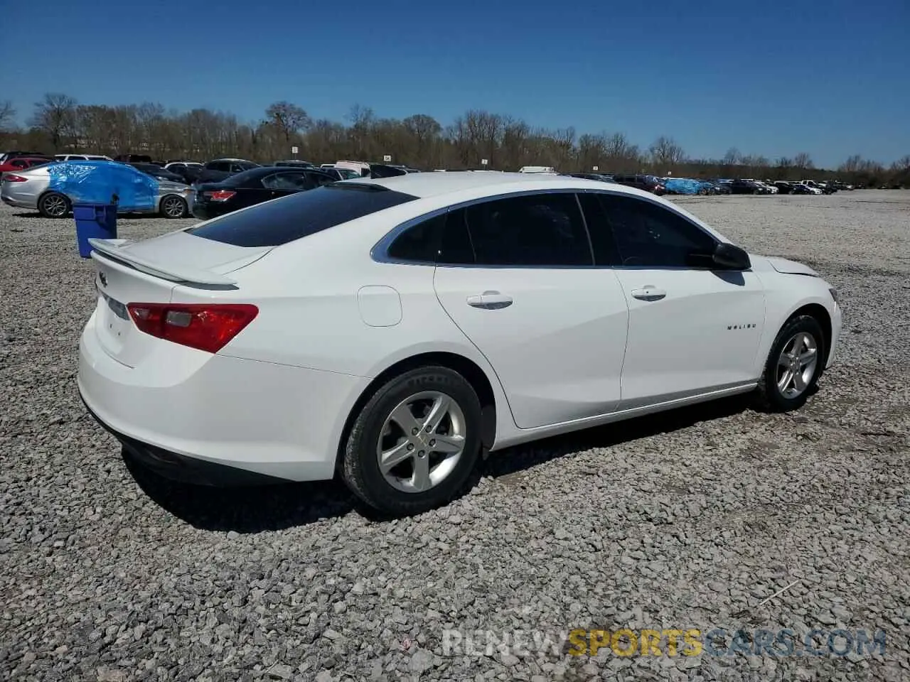 3 Photograph of a damaged car 1G1ZB5ST7NF214454 CHEVROLET MALIBU 2022