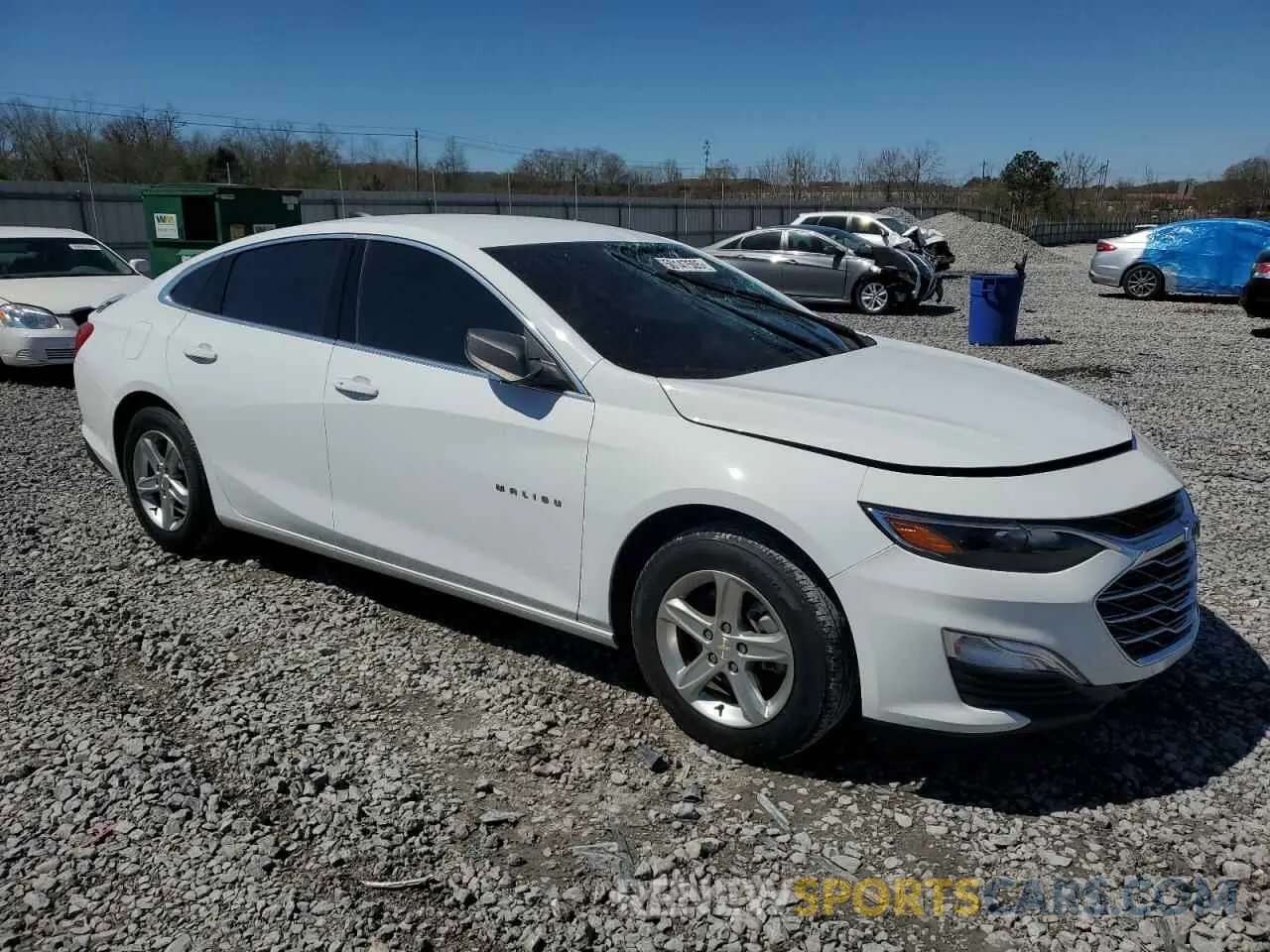4 Photograph of a damaged car 1G1ZB5ST7NF214454 CHEVROLET MALIBU 2022
