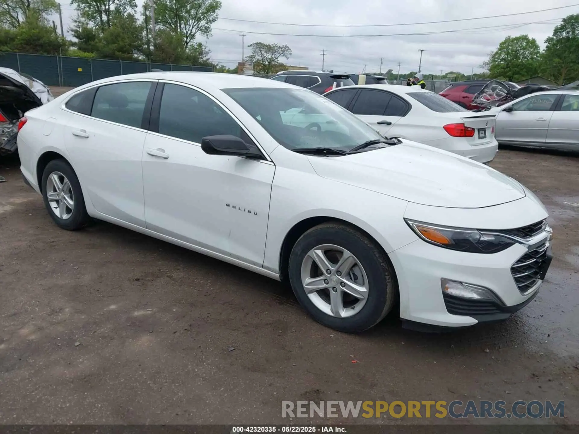 1 Photograph of a damaged car 1G1ZB5ST8NF186308 CHEVROLET MALIBU 2022