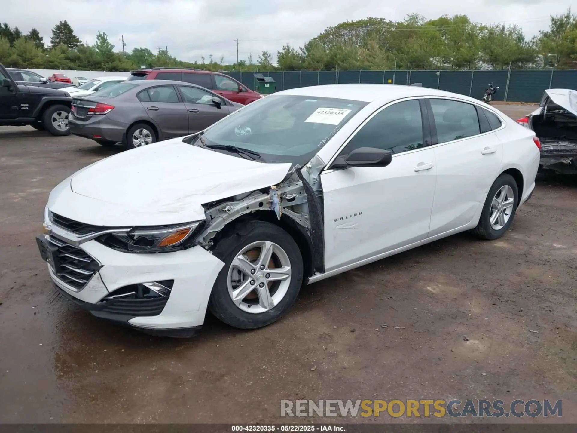 2 Photograph of a damaged car 1G1ZB5ST8NF186308 CHEVROLET MALIBU 2022
