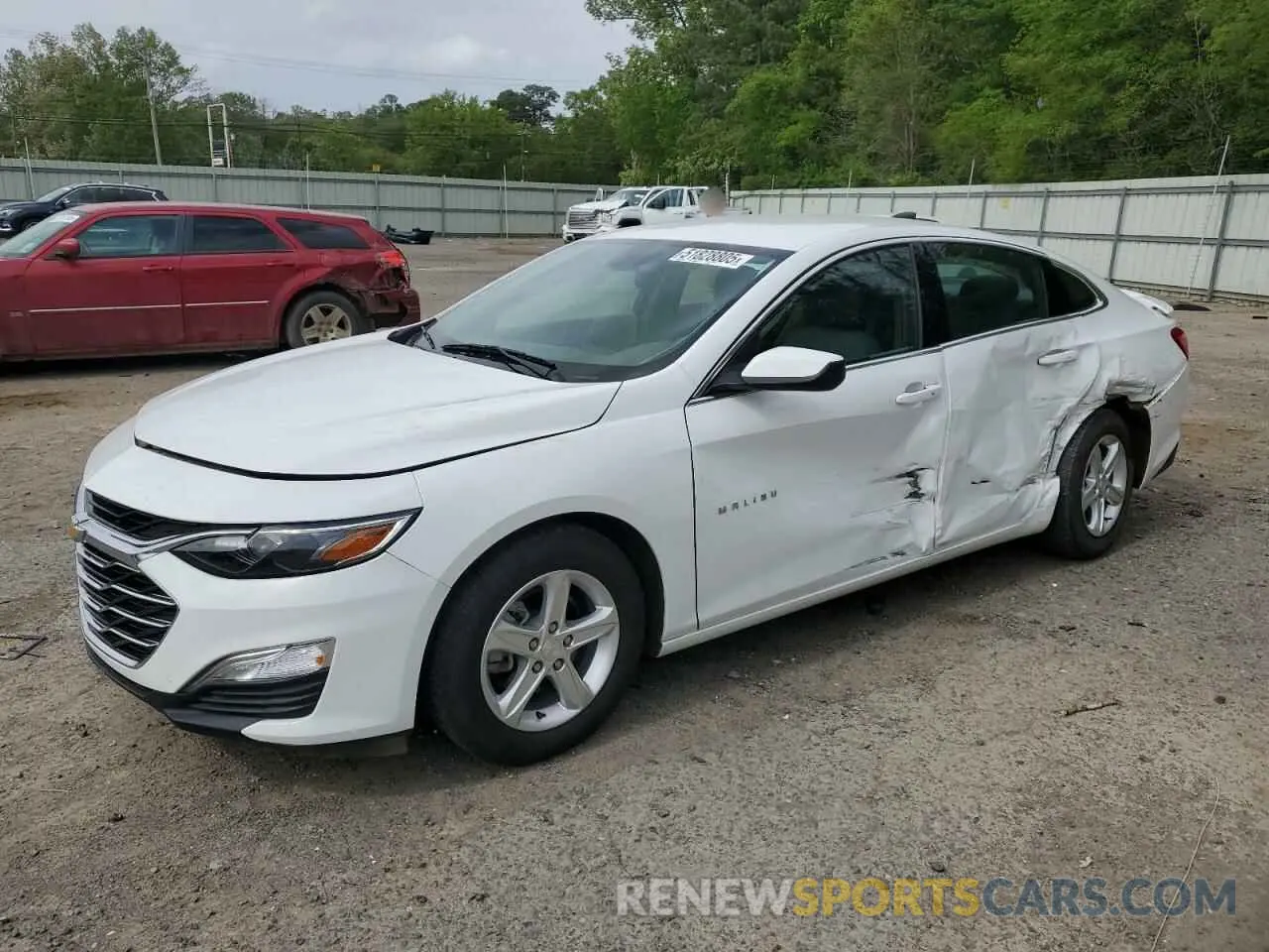 1 Photograph of a damaged car 1G1ZB5ST9NF185670 CHEVROLET MALIBU 2022