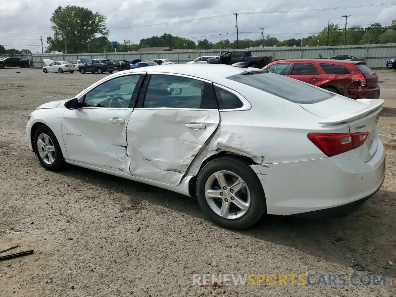 2 Photograph of a damaged car 1G1ZB5ST9NF185670 CHEVROLET MALIBU 2022