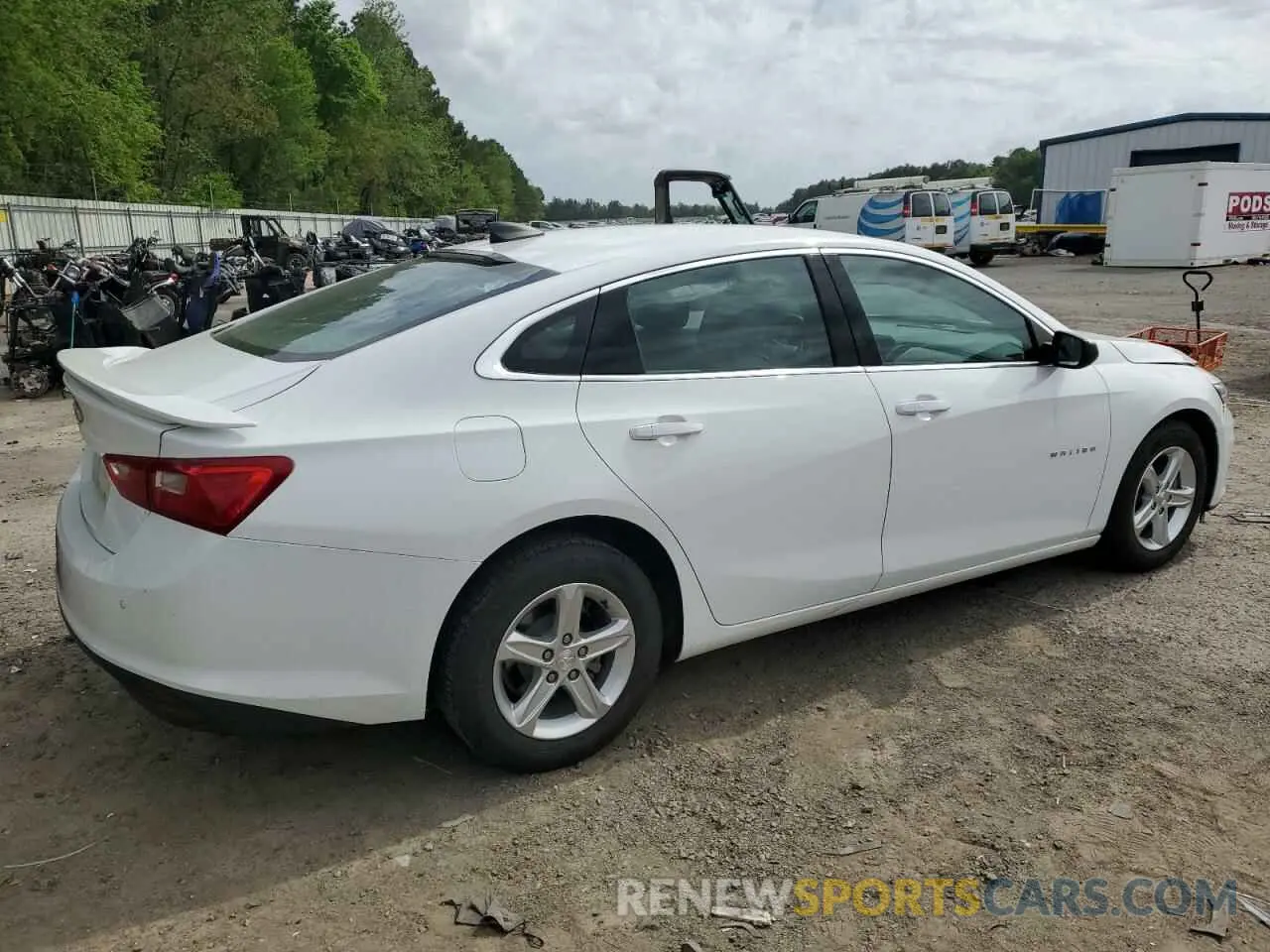 3 Photograph of a damaged car 1G1ZB5ST9NF185670 CHEVROLET MALIBU 2022