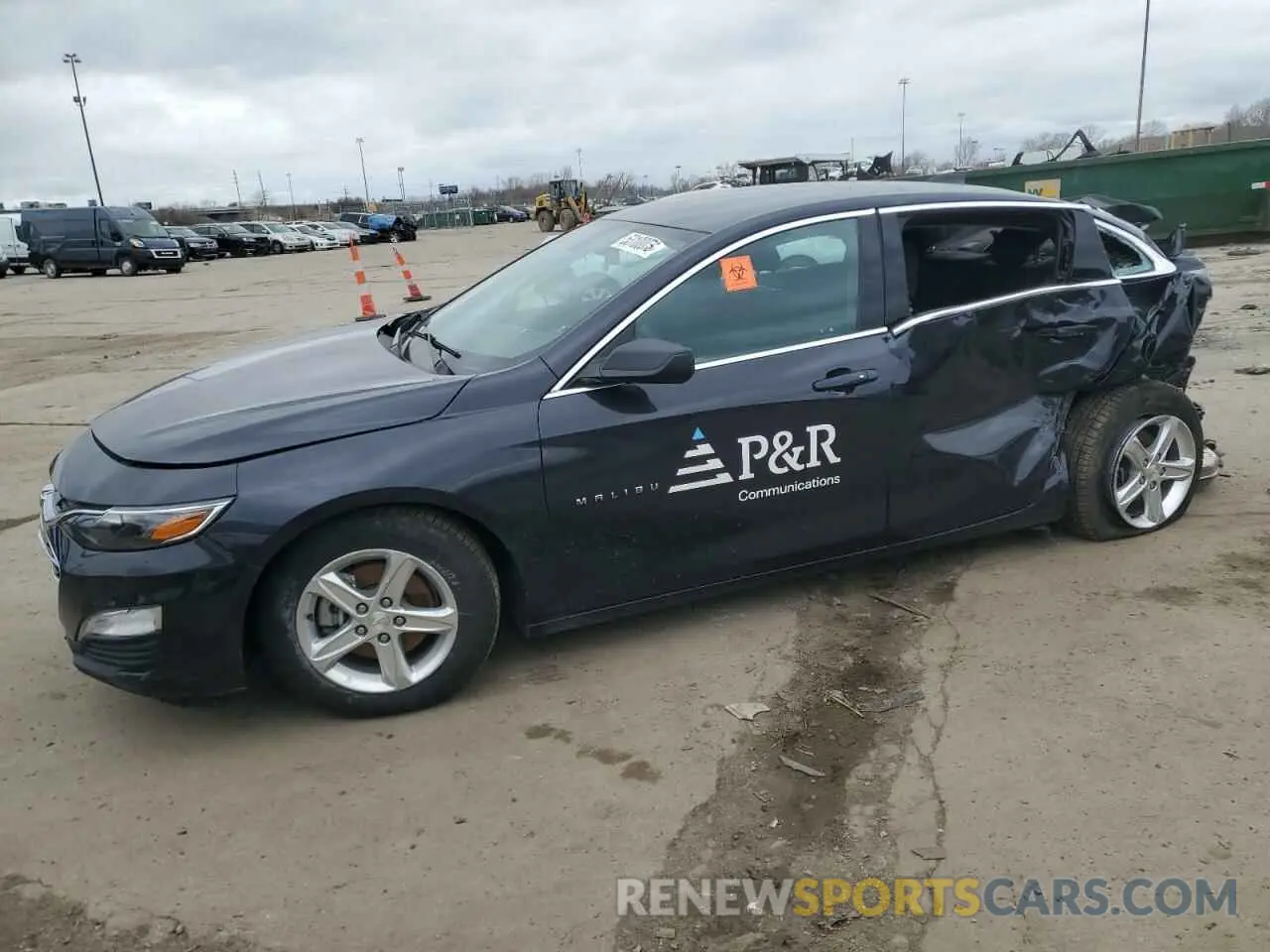 1 Photograph of a damaged car 1G1ZB5STXNF168487 CHEVROLET MALIBU 2022