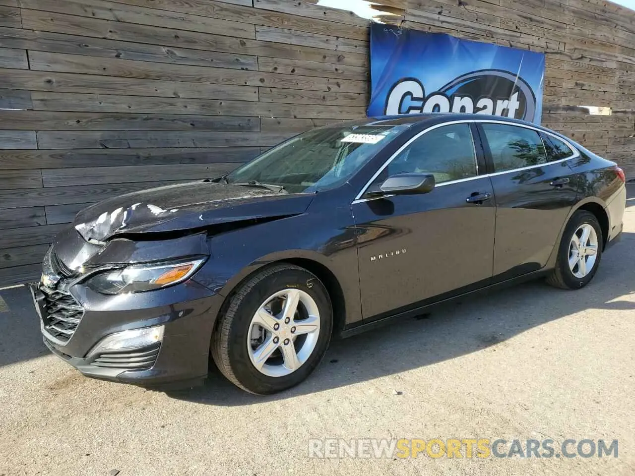 1 Photograph of a damaged car 1G1ZC5ST0NF185764 CHEVROLET MALIBU 2022