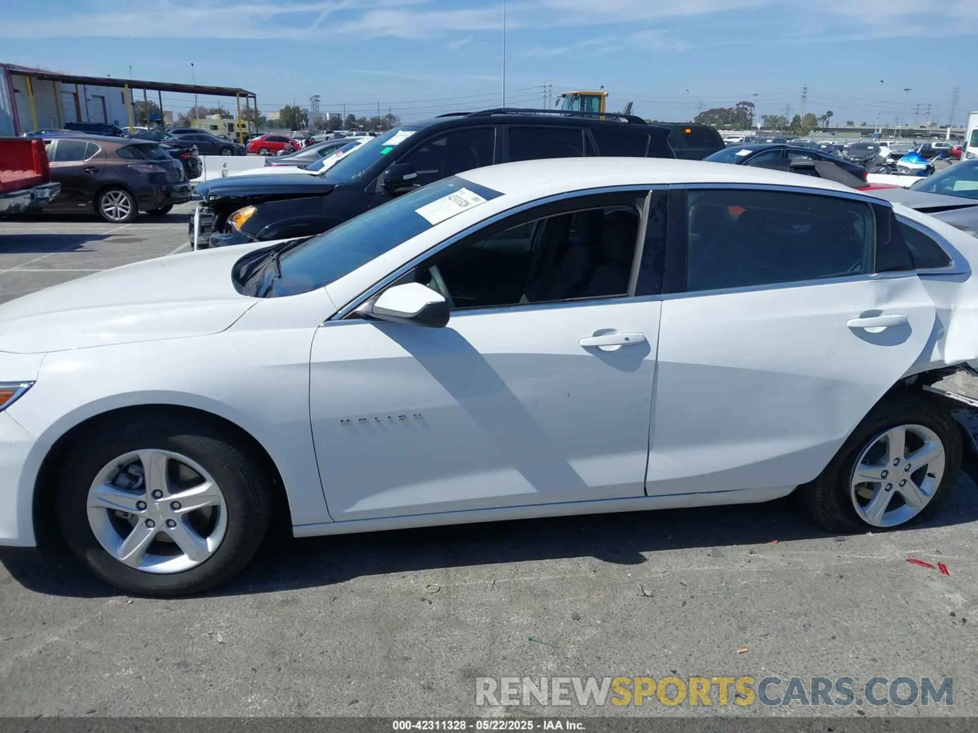 14 Photograph of a damaged car 1G1ZC5ST0NF186123 CHEVROLET MALIBU 2022