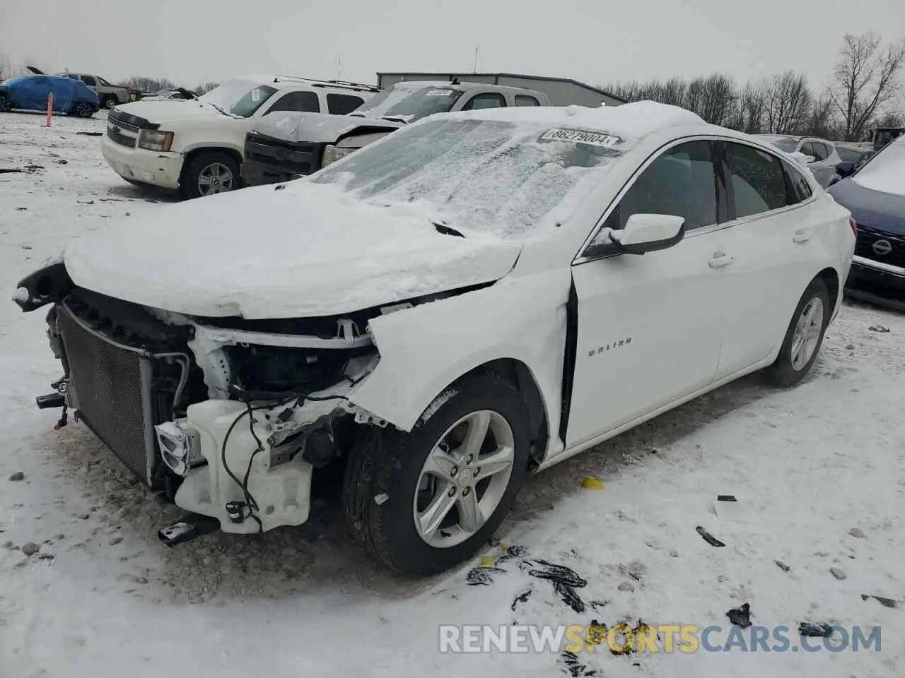 1 Photograph of a damaged car 1G1ZC5ST0NF186462 CHEVROLET MALIBU 2022