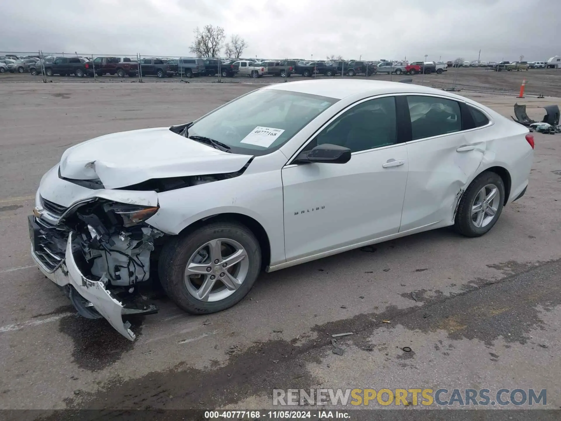 2 Photograph of a damaged car 1G1ZC5ST3NF184916 CHEVROLET MALIBU 2022