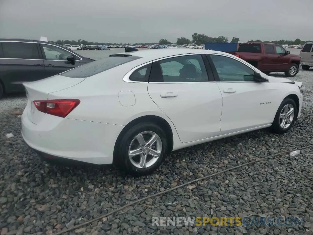 3 Photograph of a damaged car 1G1ZC5ST5NF138956 CHEVROLET MALIBU 2022