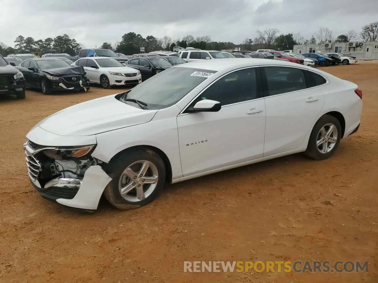 1 Photograph of a damaged car 1G1ZC5ST7NF151403 CHEVROLET MALIBU 2022
