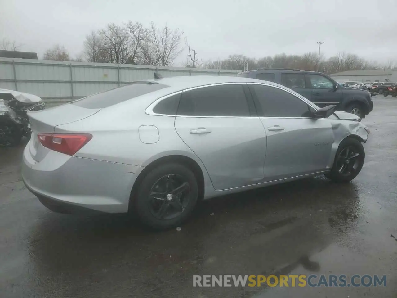 3 Photograph of a damaged car 1G1ZC5ST8NF155217 CHEVROLET MALIBU 2022
