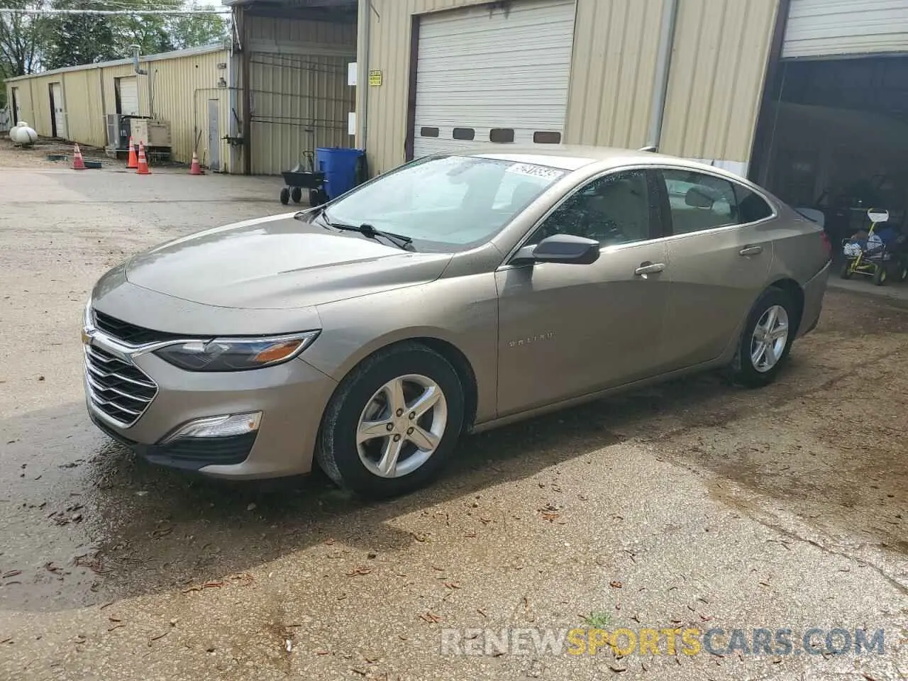 1 Photograph of a damaged car 1G1ZC5STXNF166655 CHEVROLET MALIBU 2022