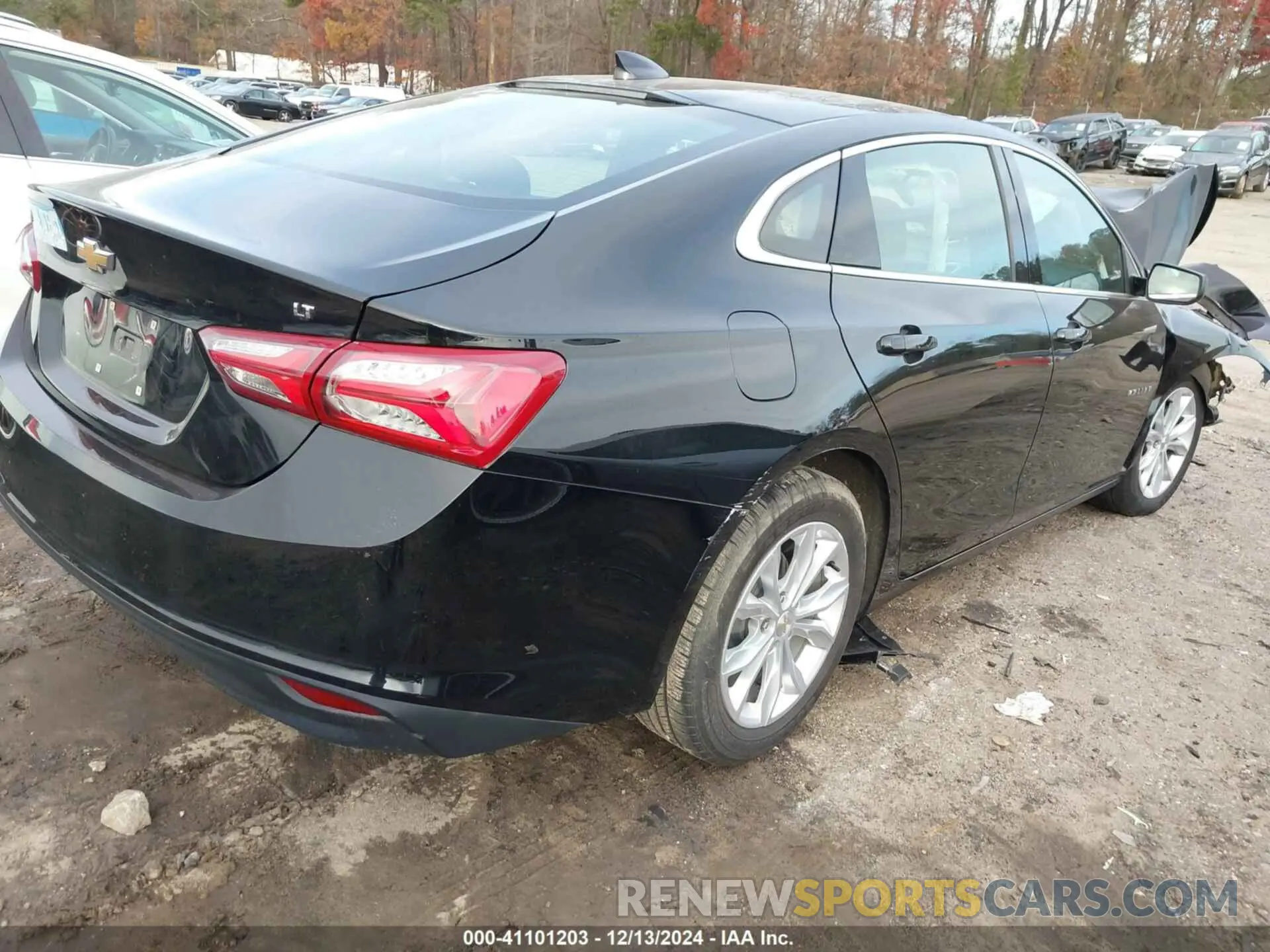 4 Фотография поврежденного автомобиля 1G1ZD5ST0NF124136 CHEVROLET MALIBU 2022