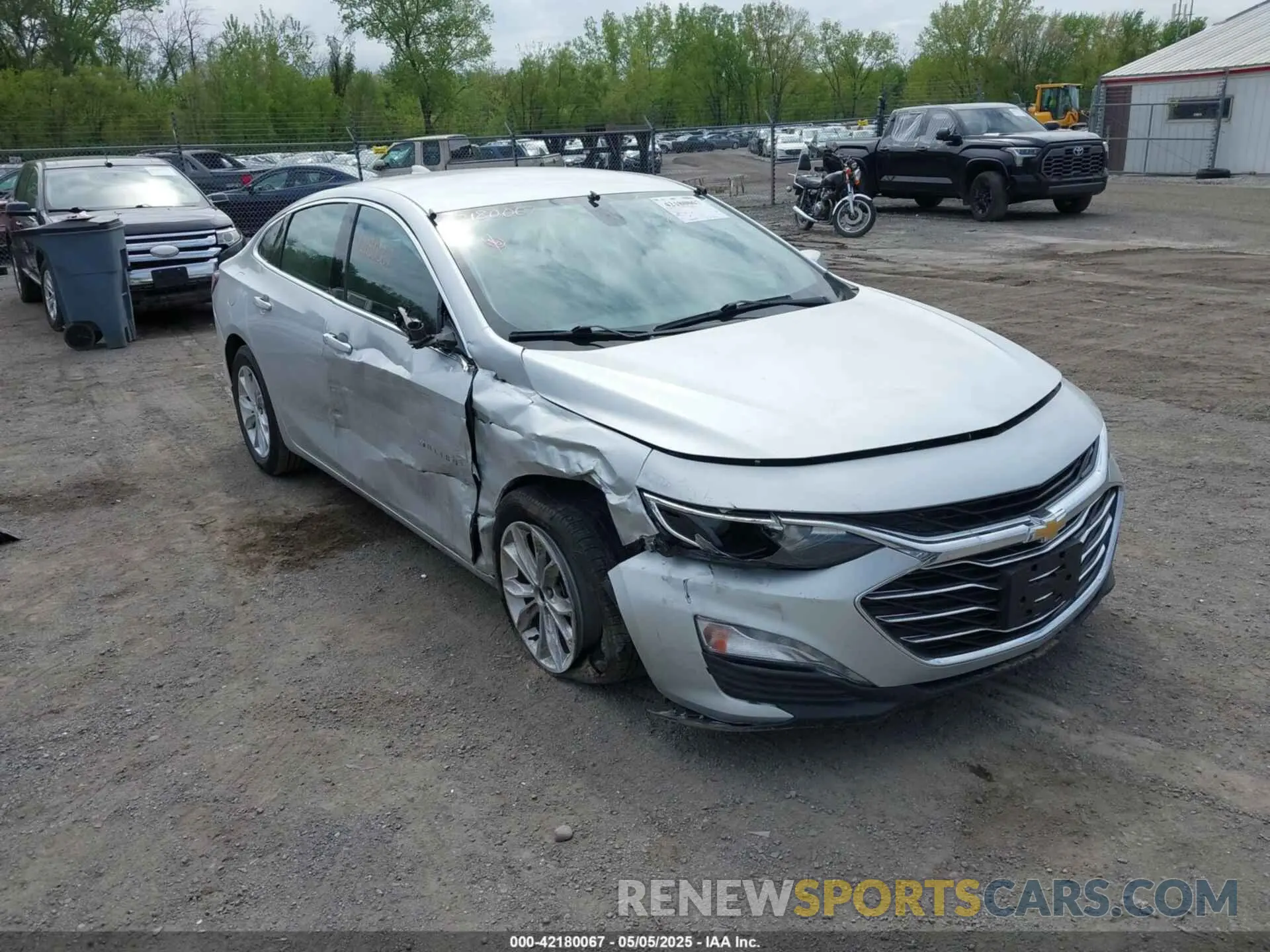 1 Photograph of a damaged car 1G1ZD5ST0NF127151 CHEVROLET MALIBU 2022